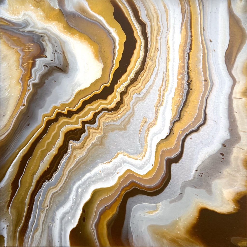 Liquid Painting von Marcel Frömming mit geschichteten Farbverläufen